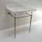 Fauceture KVPB3022M87 30" Console Sink with Brass Legs (8-Inch, 3 Hole), Marble White/Brushed Brass KVPB3022M87 - alternate 3